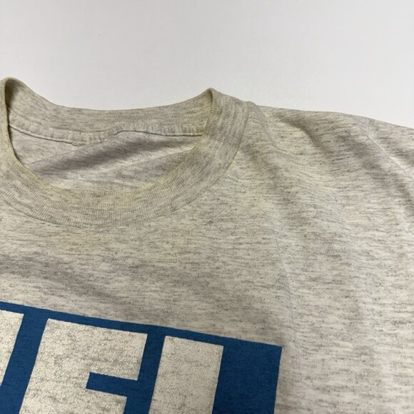 Vintage NFL on Fox T Shirt Mens XL Gray Short Sleeve - Picture 5 of 12